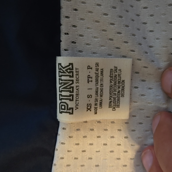 Extra small, PINK, Victoria's secret, blue and white track jacket - Picture 7 of 8